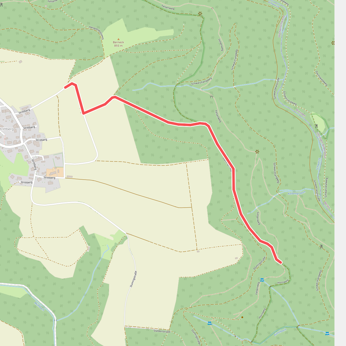 Hornweg - Auf dem Feld
