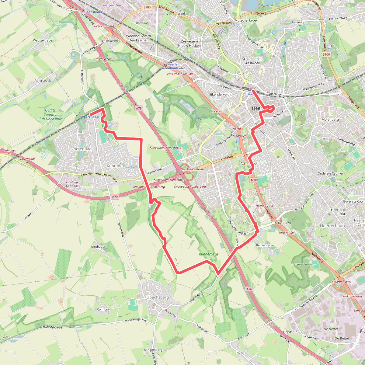Heerlen - Voerendaal · Heuvellandpad etappe 1