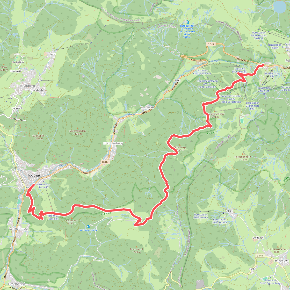 Todtnau - Feldbergpass