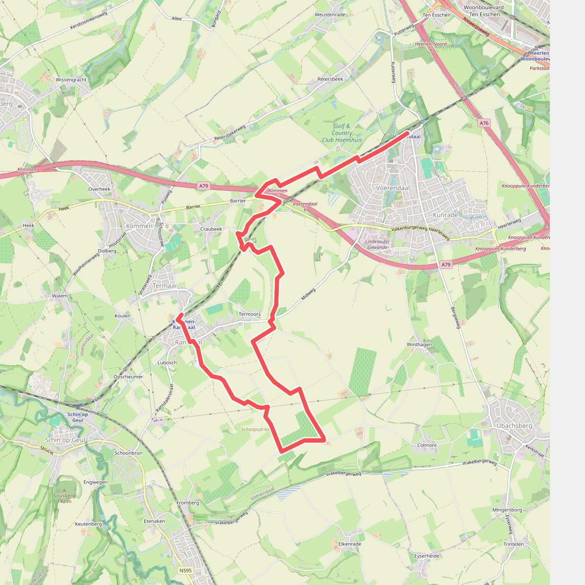 Voerendaal - Klimmen Ransdaal · Heuvellandpad etappe 2