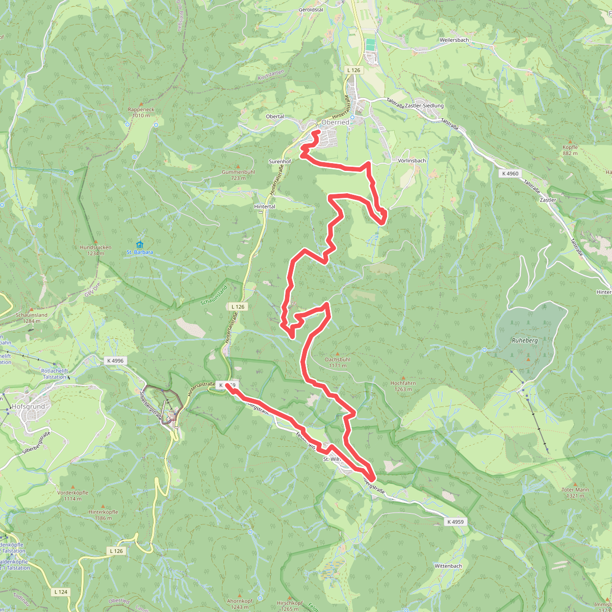 Felsenweg Oberried