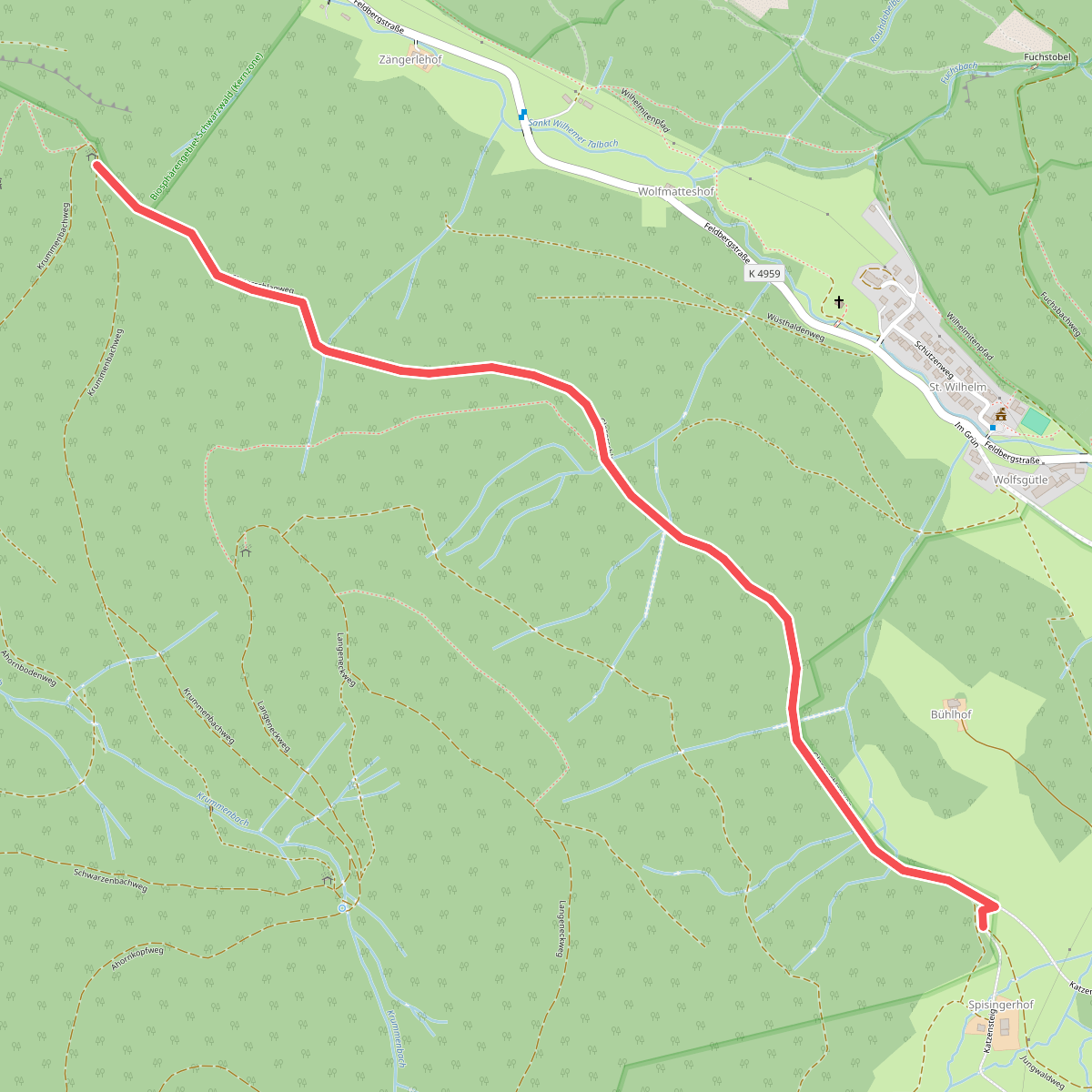 Behaghelhütte - Katzensteig