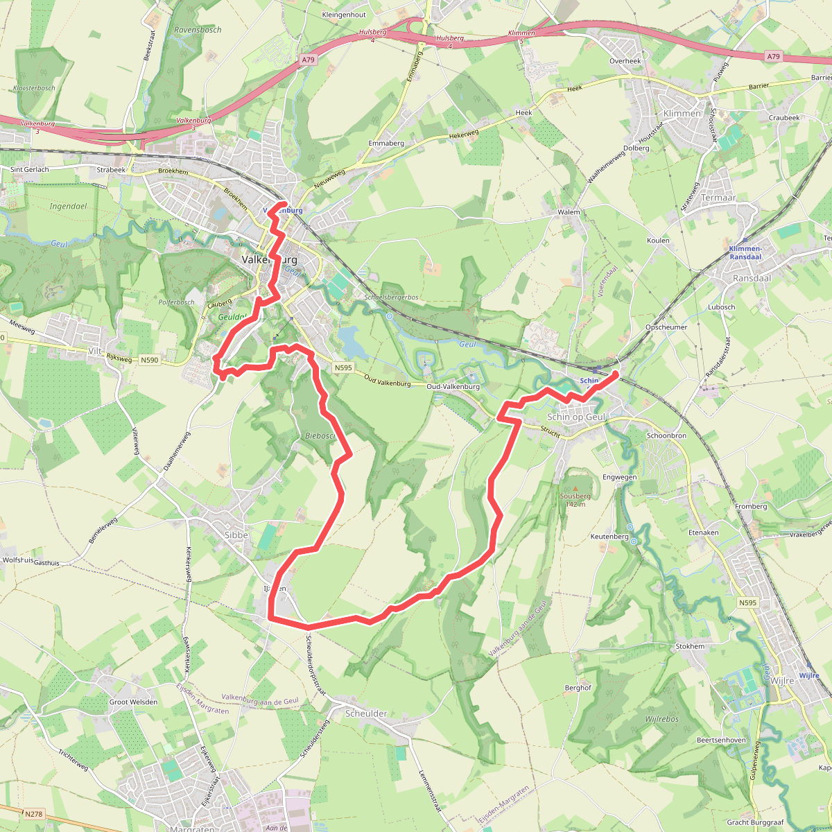 Schin op Geul - Valkenburg · Heuvellandpad etappe 4