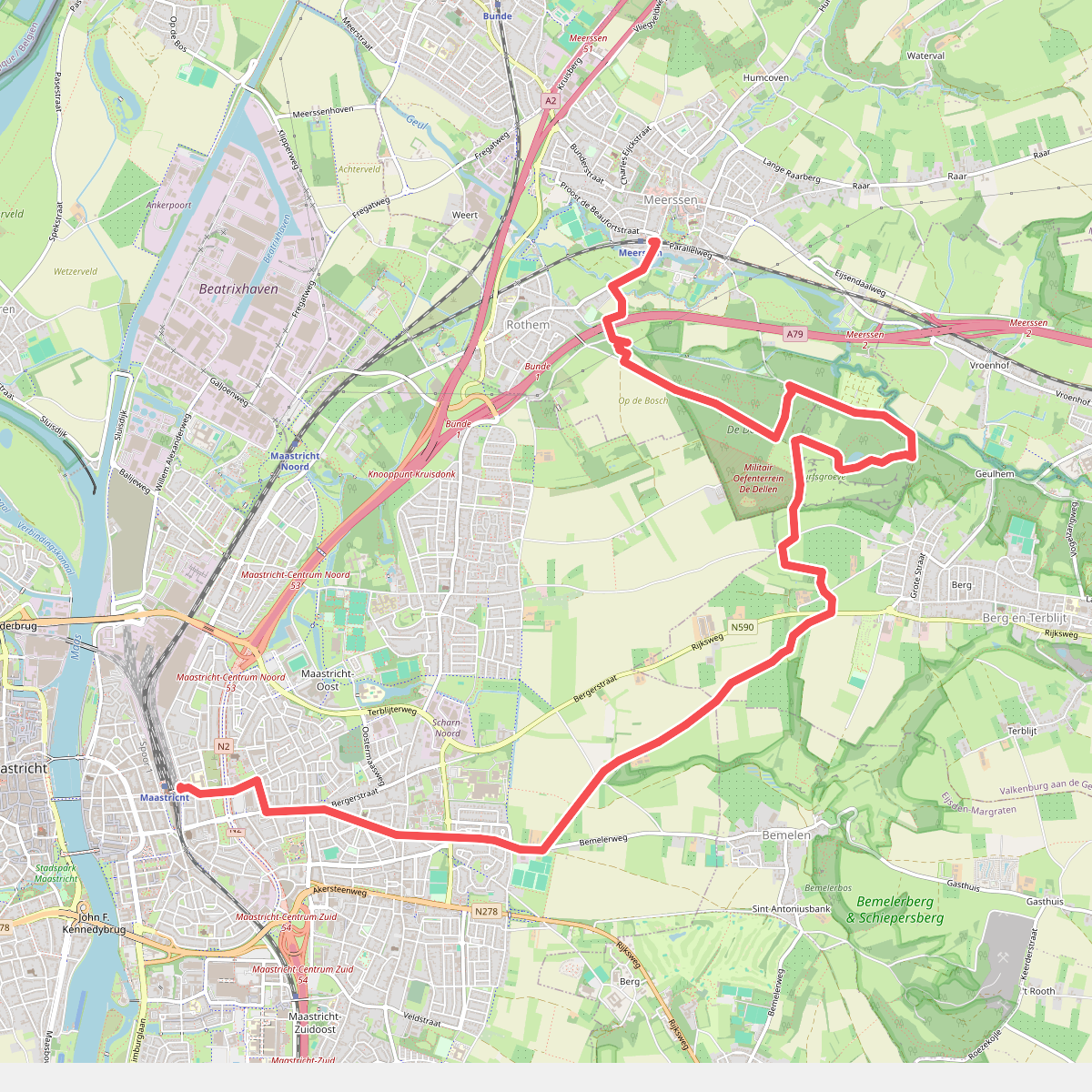 Meerssen - Maastricht · Heuvellandpad etappe 7