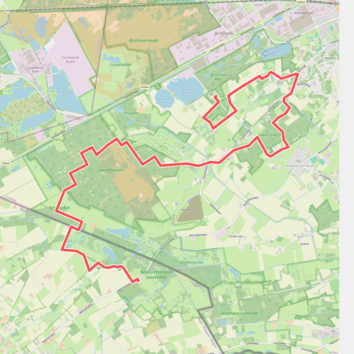 Bocholt - IJzerenman · Graaf van Hornepad etappe 4