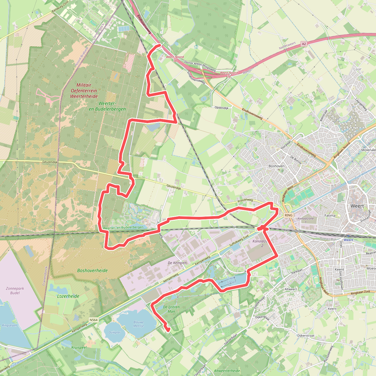 IJzerenman - Wildenberg · Graaf van Hornepad etappe 5