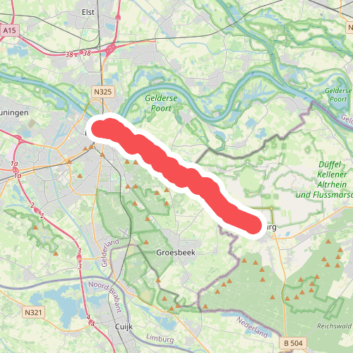 Nijmegen - Kranenburg · Grote Rivierenpad etappe 14
