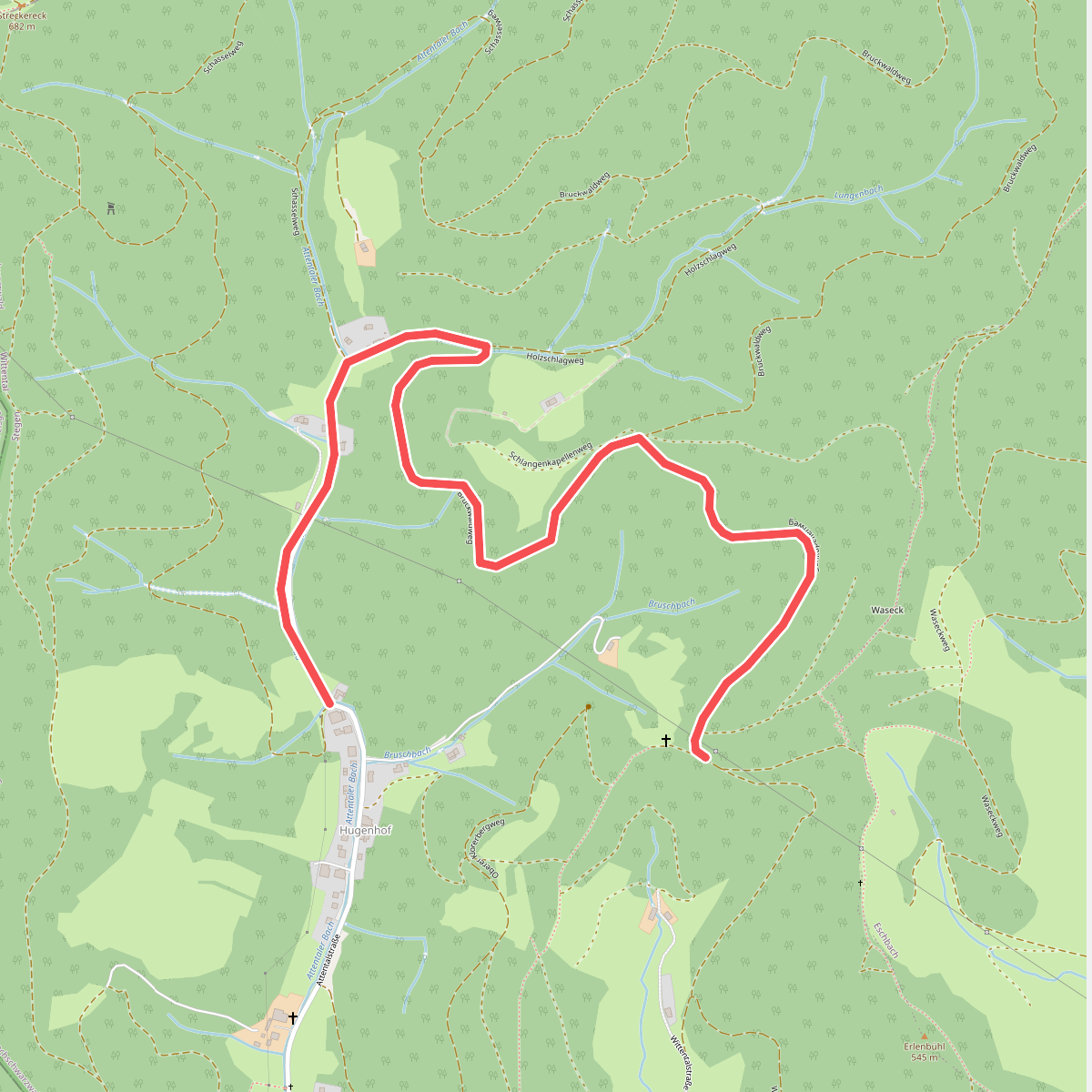 Attental Albrechtenhof - Schlangenkapelle