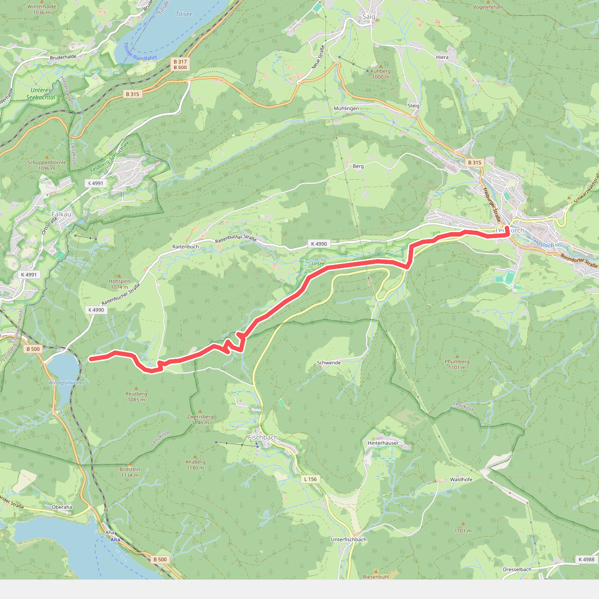 Lenzkirch - Windgfällweiher