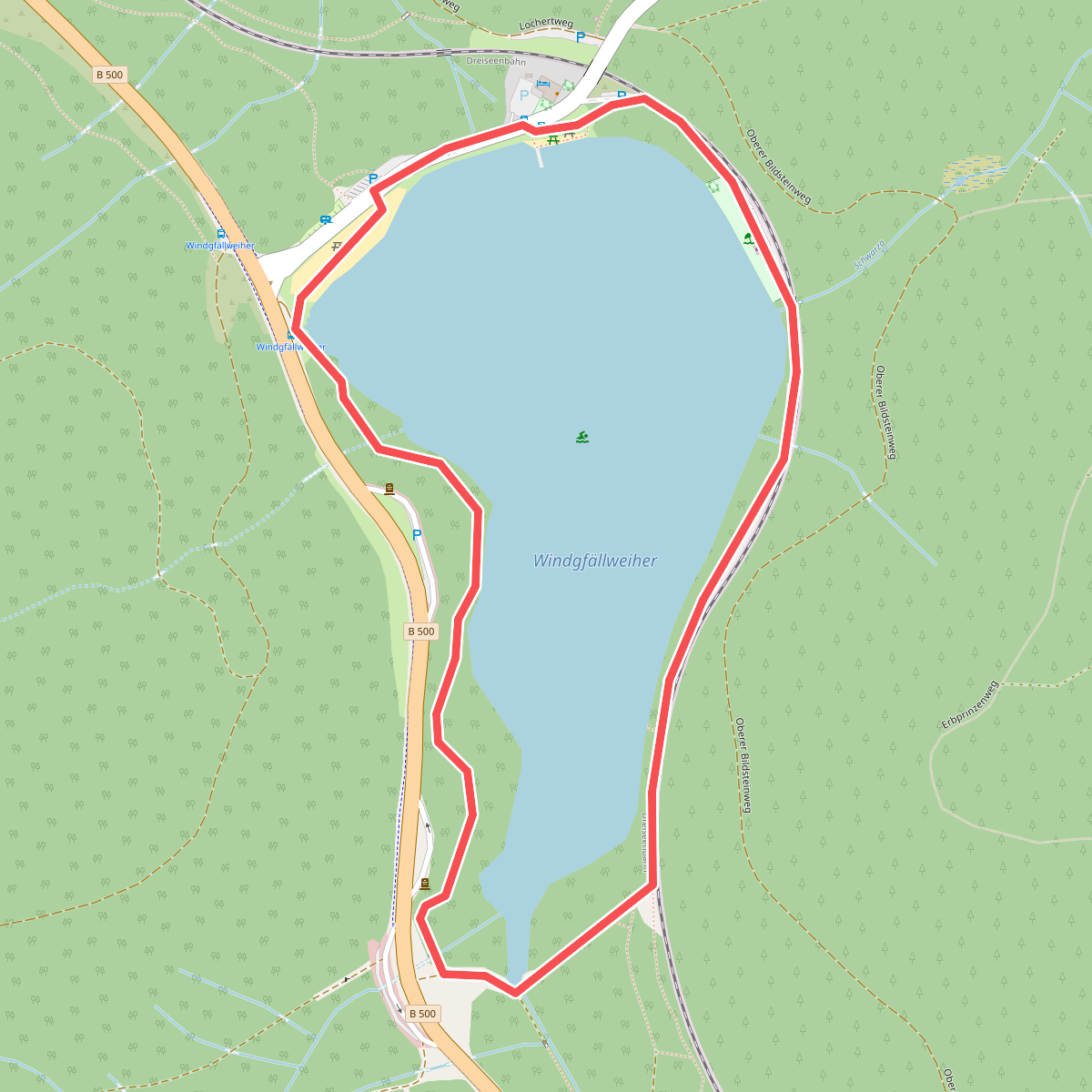 Windgfällweiher Seerundweg