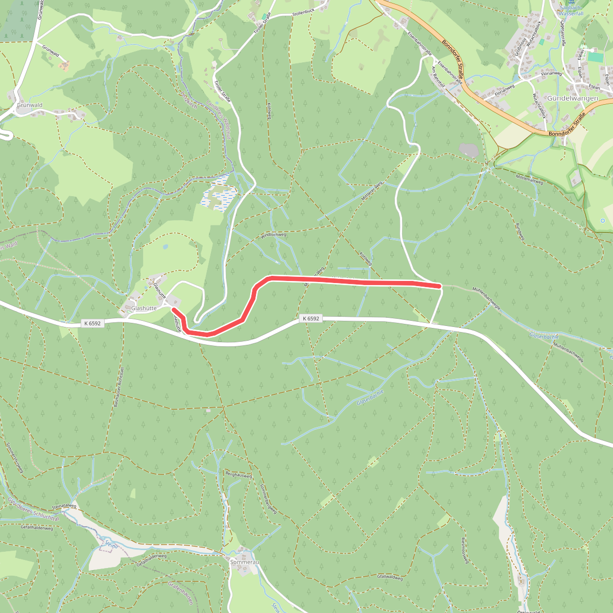 Am Glaserbuck - Glashütte Mühlenbachweg