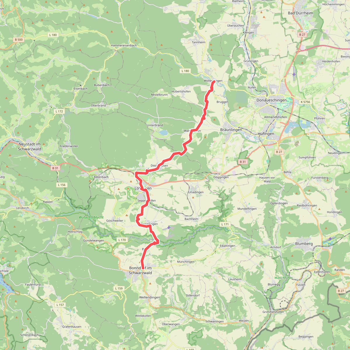 Wolterdingen - Bonndorf