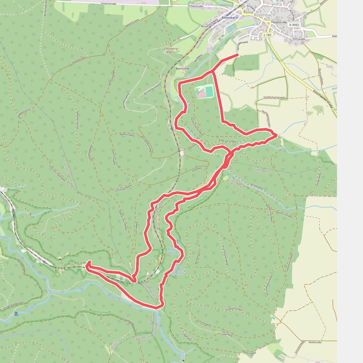 Genießerpfad - Rötenbachschlucht
