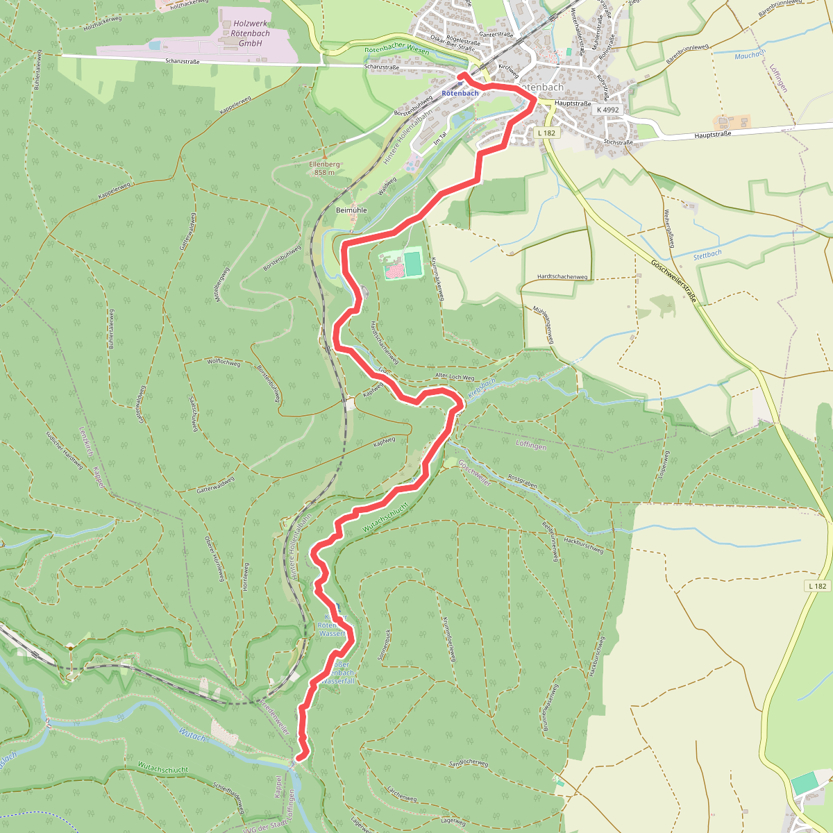 Rötenbachschlucht