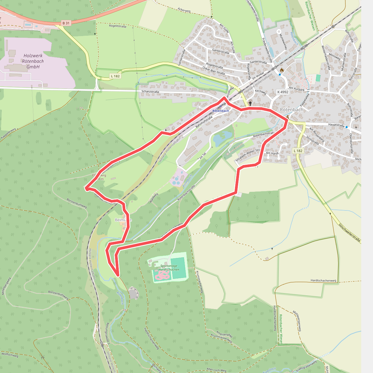 Saurenbach-Schlucht-Weg