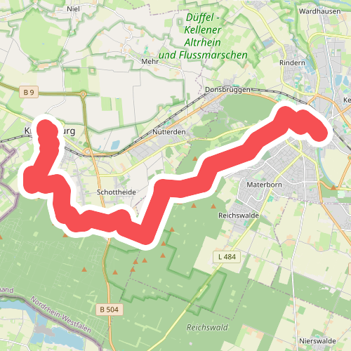 Kranenburg - Kleef · Grote Rivierenpad etappe 15