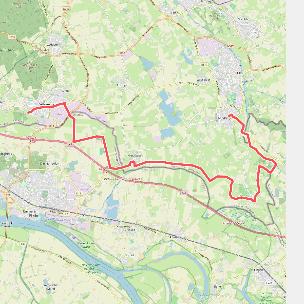 Gendringen naar 's-Heerenberg - "Achterhoeks plat" · NederRandpad etappe 18