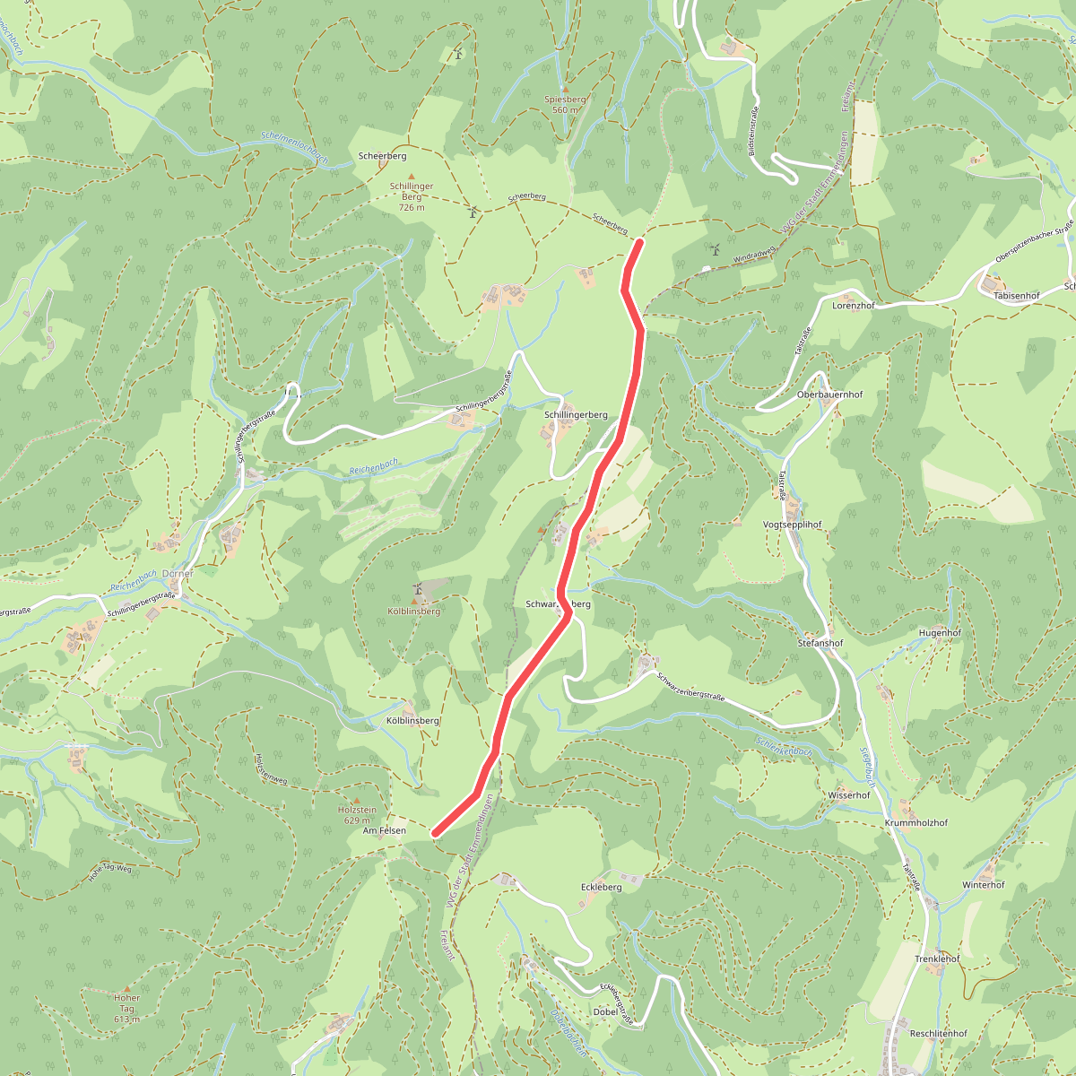 Schillinger Berg - Am Felsen