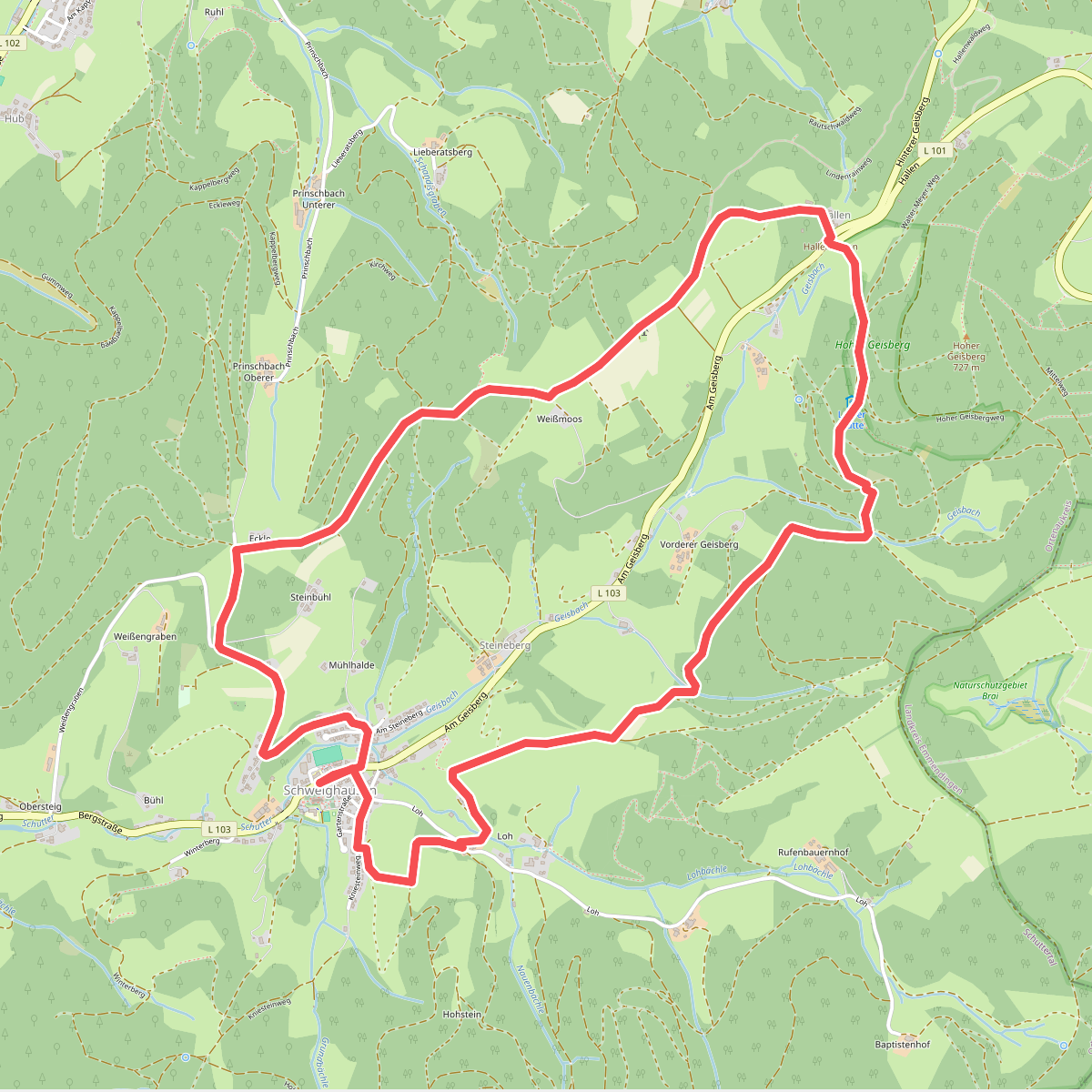 Aussichtsweg - Kleine Runde