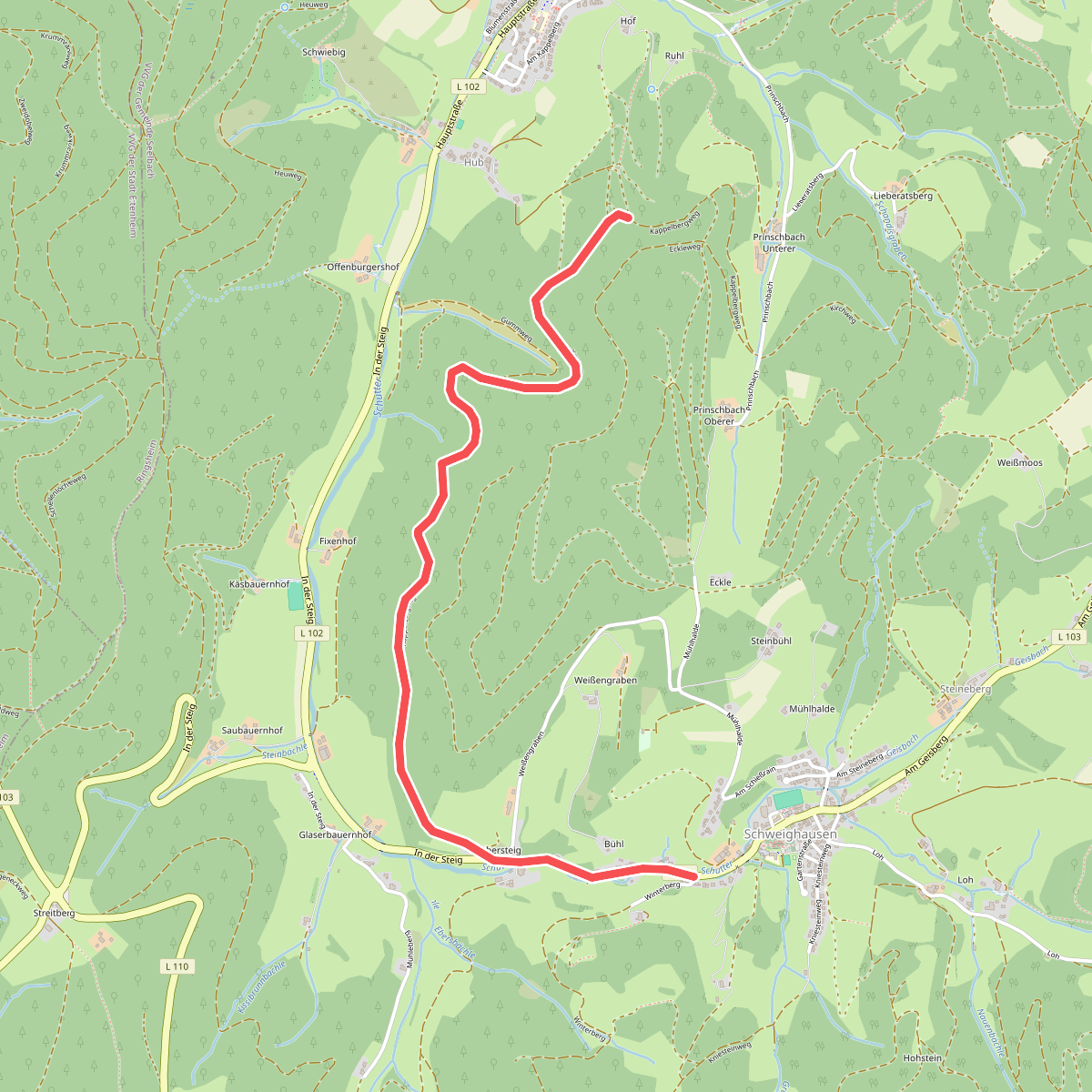 Am Kapellenberg - Am Winterberg