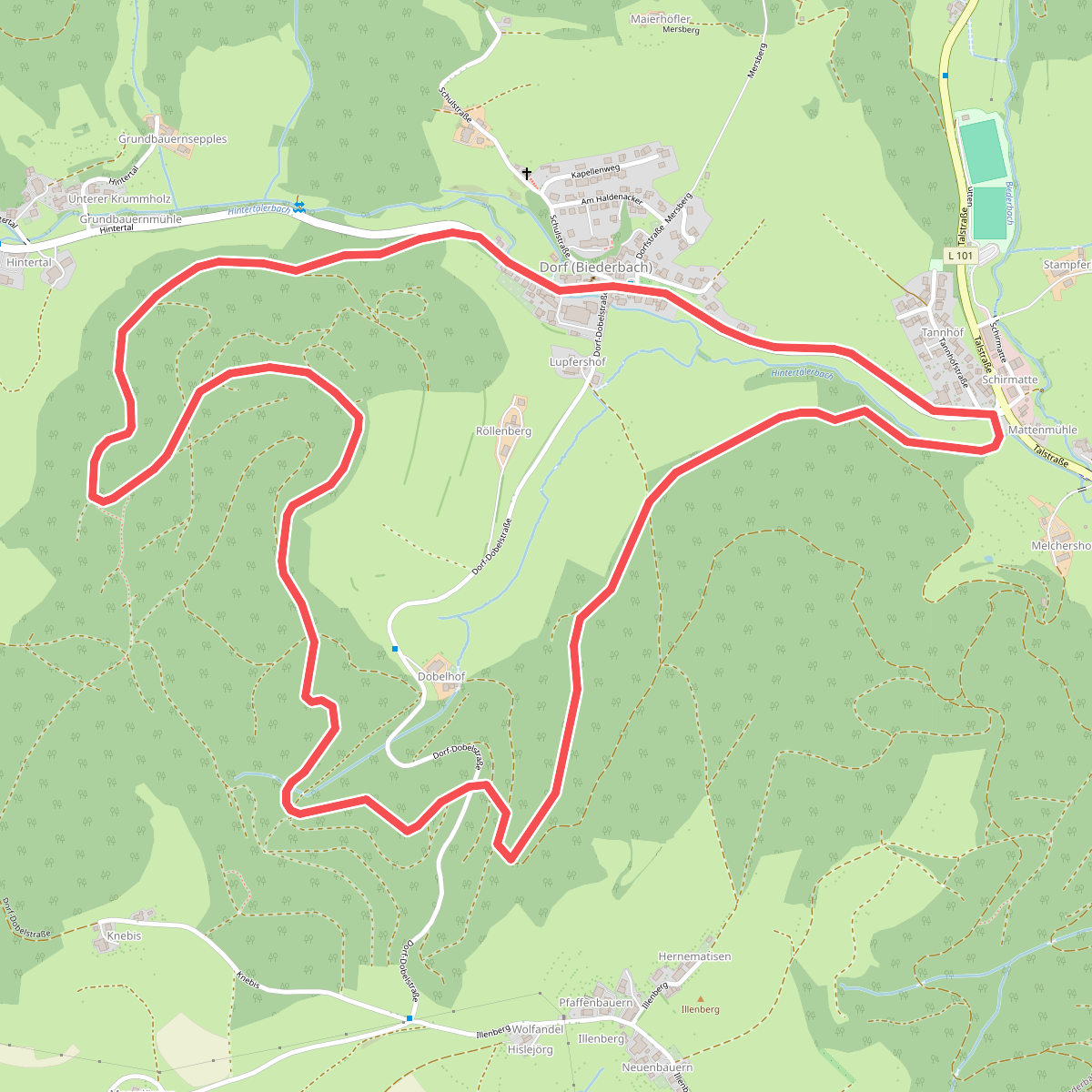 Rundweg Dorf-Dobel