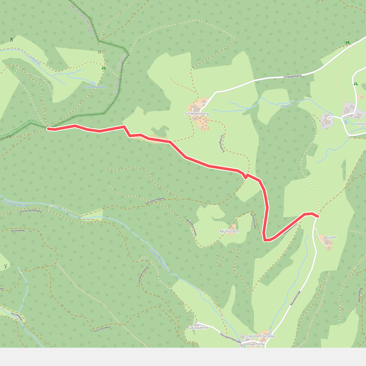 Bauset-Höhe - Schlegelsberg