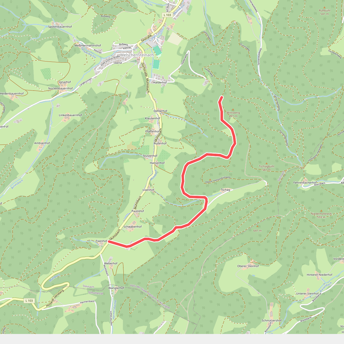 Mühlsbach-Fixenhof - Lachen