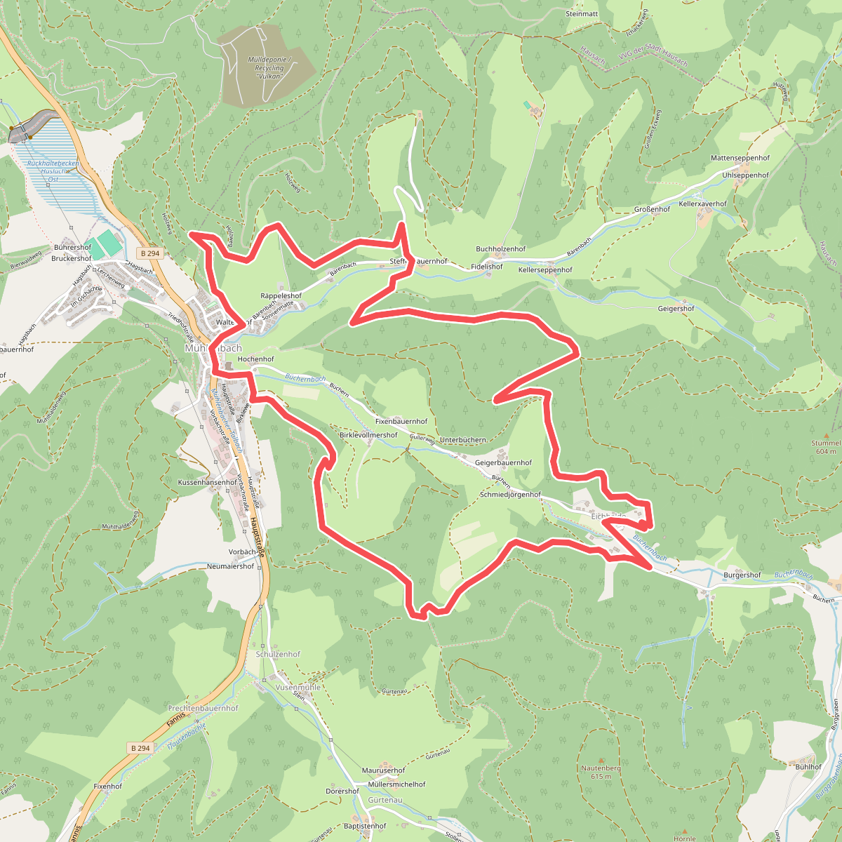 Panoramaweg Mühlenbach kleine Runde