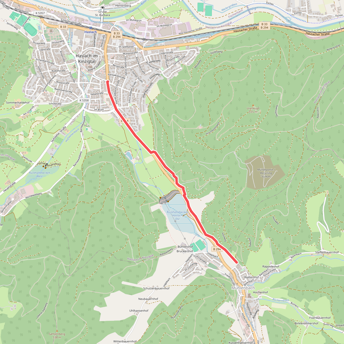Wanderwegle Haslach-Mühlenbach