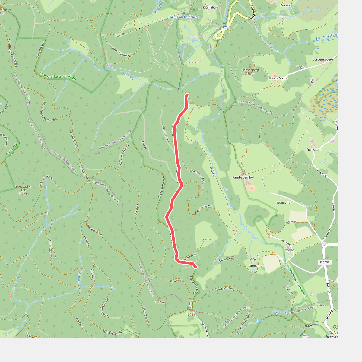 Hirzbächle - Steinbühl
