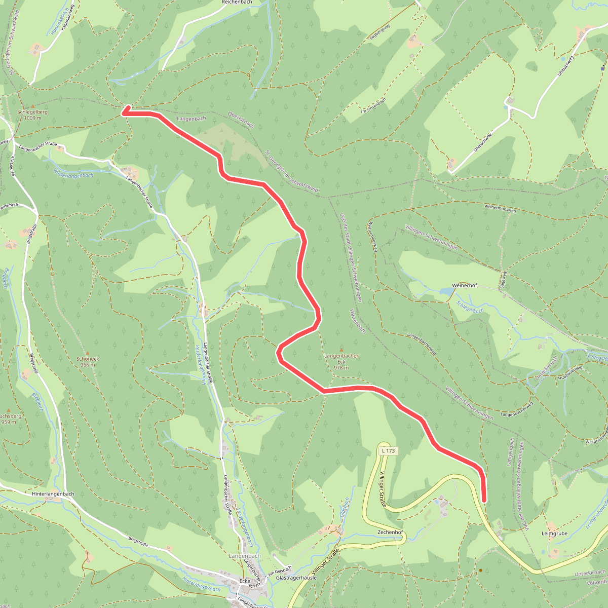 Schlegelberg Ost - Schlegelwald