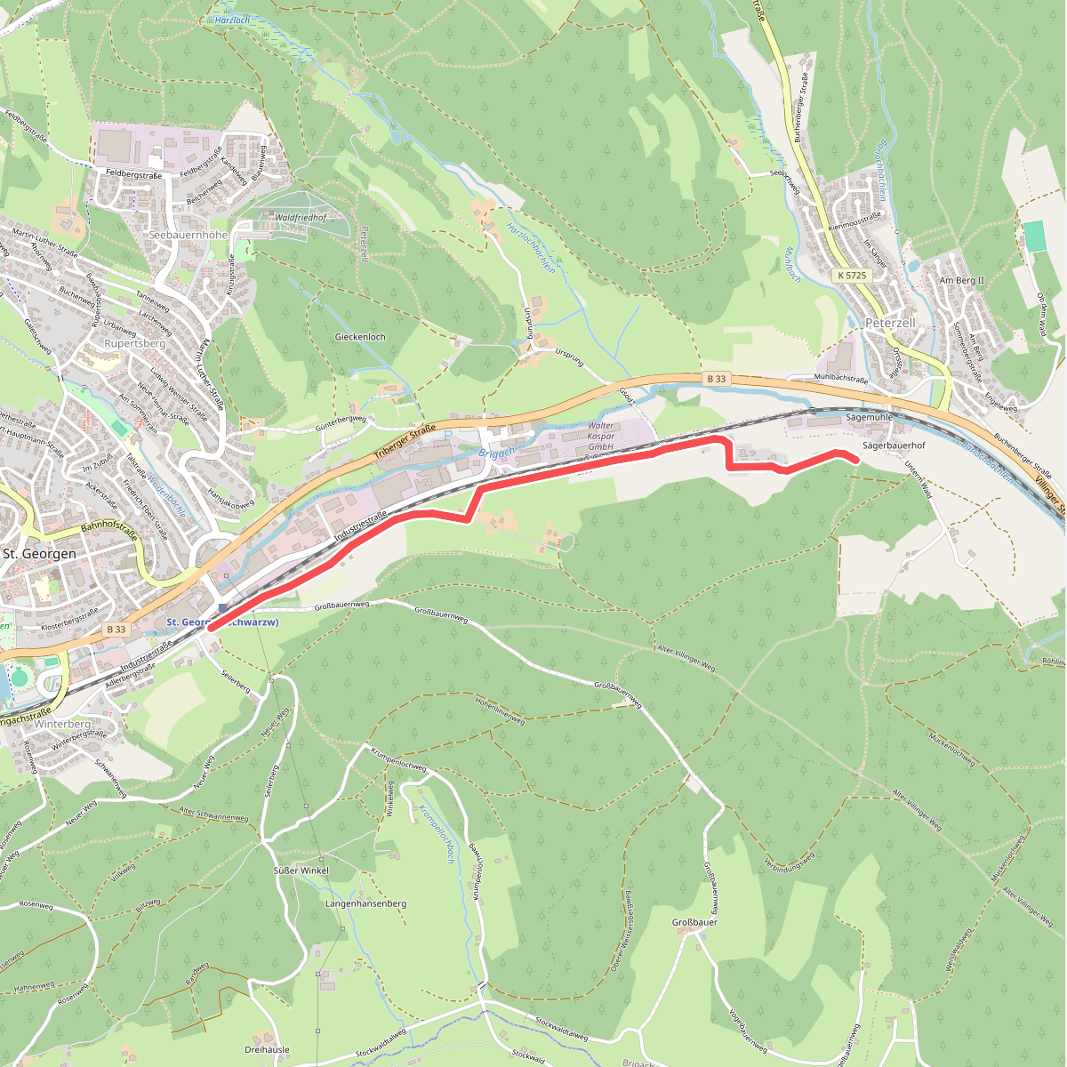 Bahnhof - Sägebauernhof