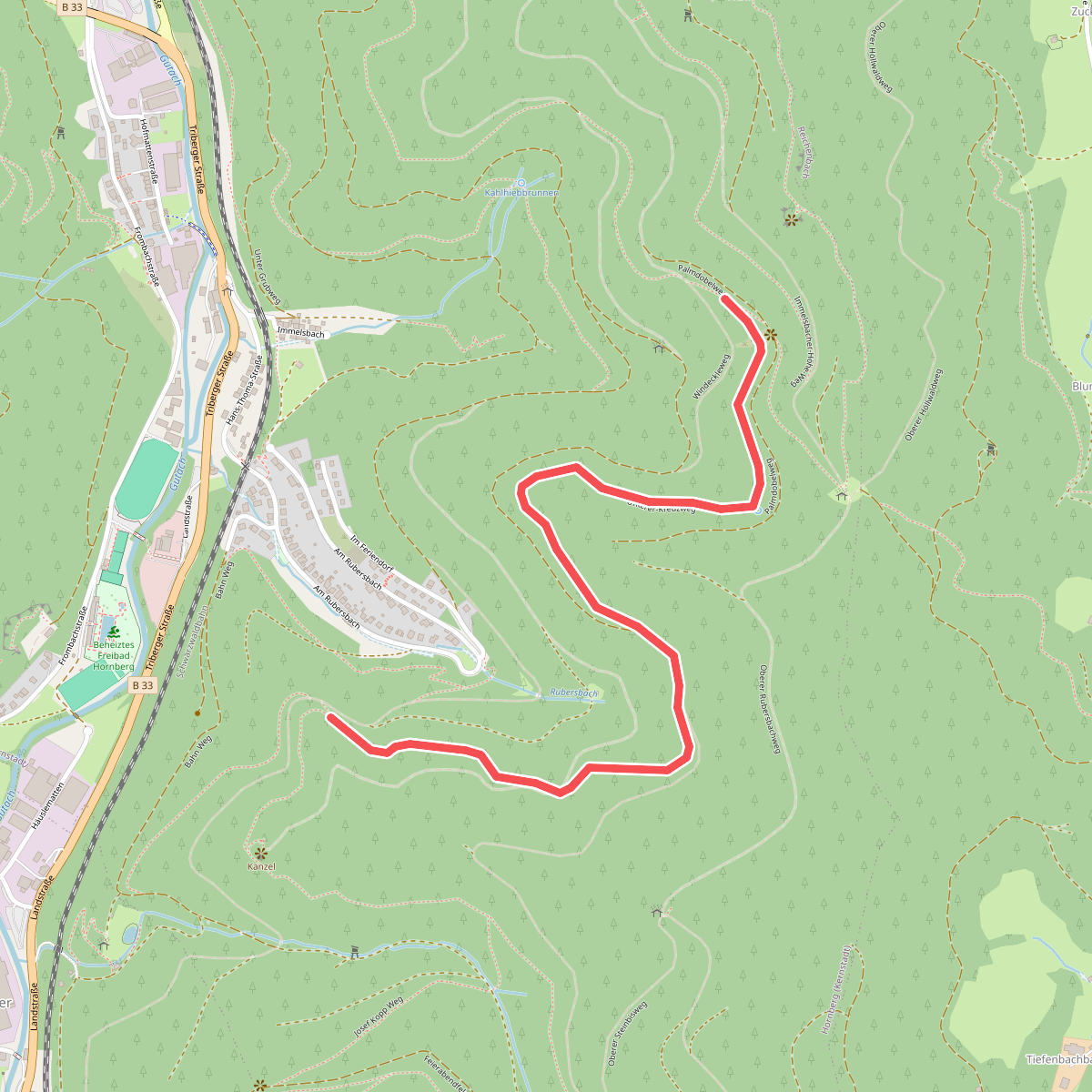 Kreuzweg Kanzelweg - Palmdobel