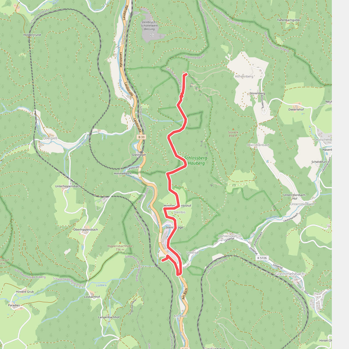 Schloßfelsen - Steinbis