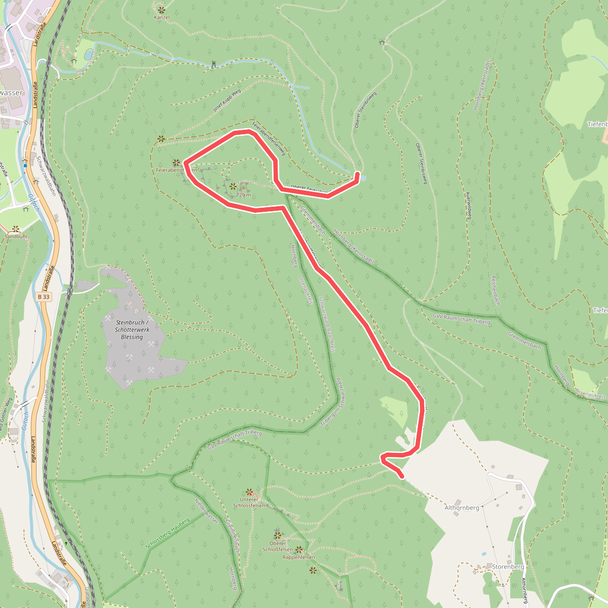 Unterer Schloßfelsen - Bertaquelle