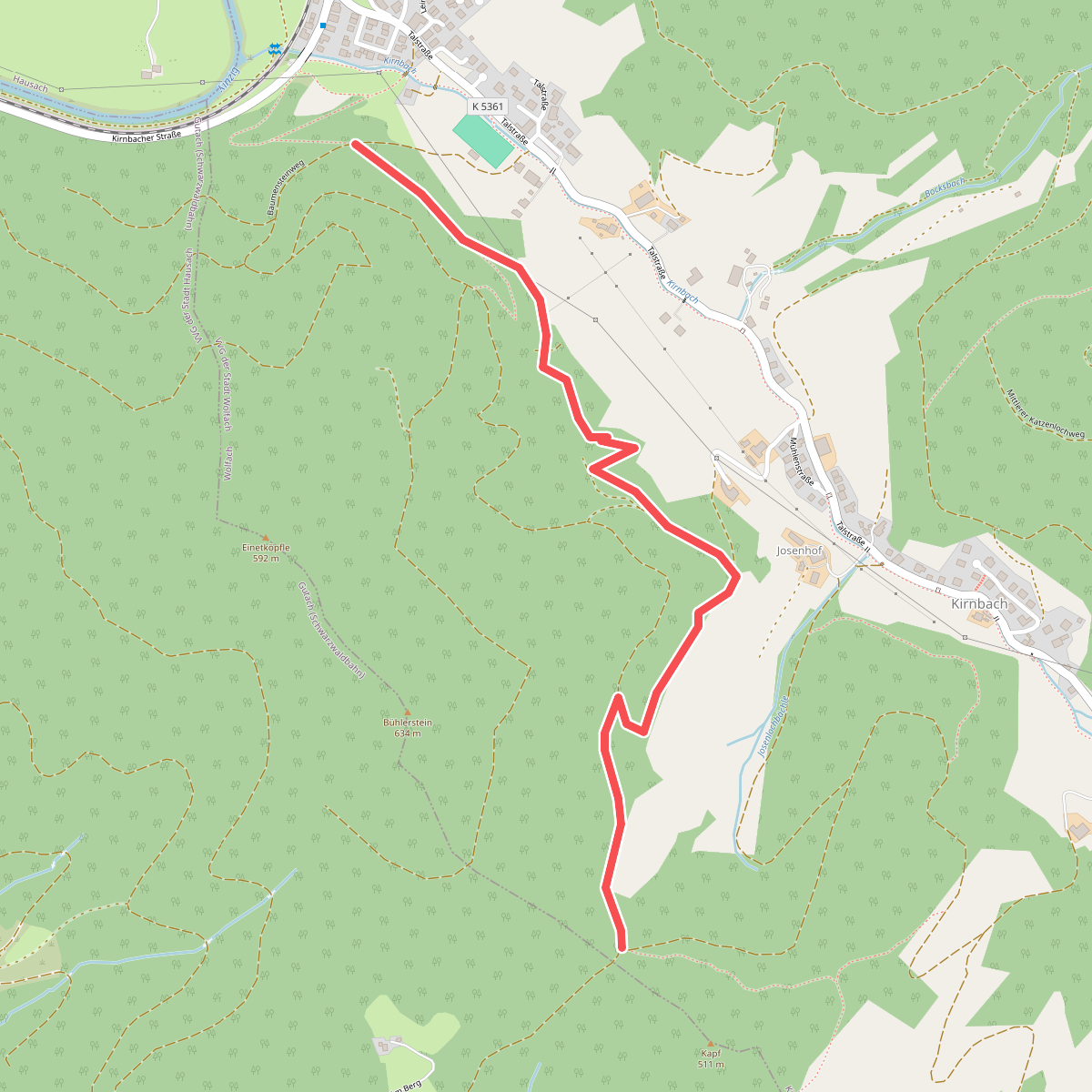 Untere Ecke - Baumensteinweg