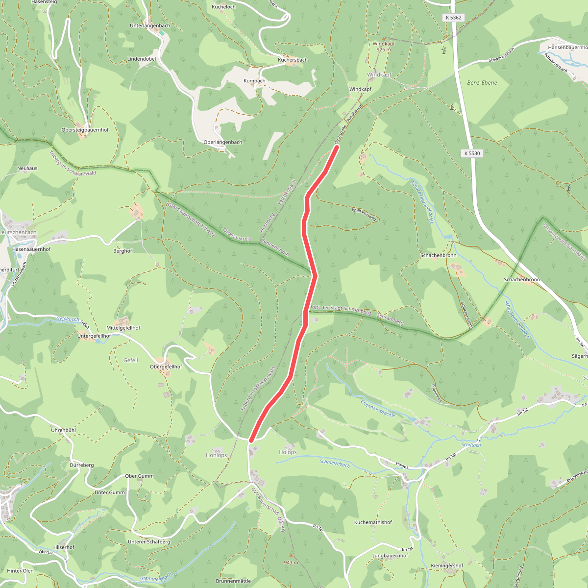 Hohe Straße - Am Lindenbüble