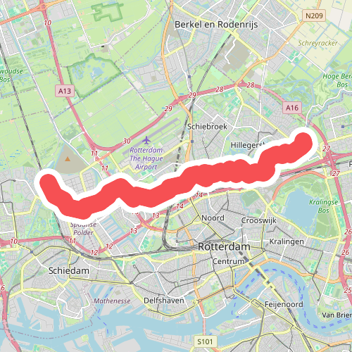 Variant Rottemeren: Terbregge · Grote Rivierenpad etappe 18