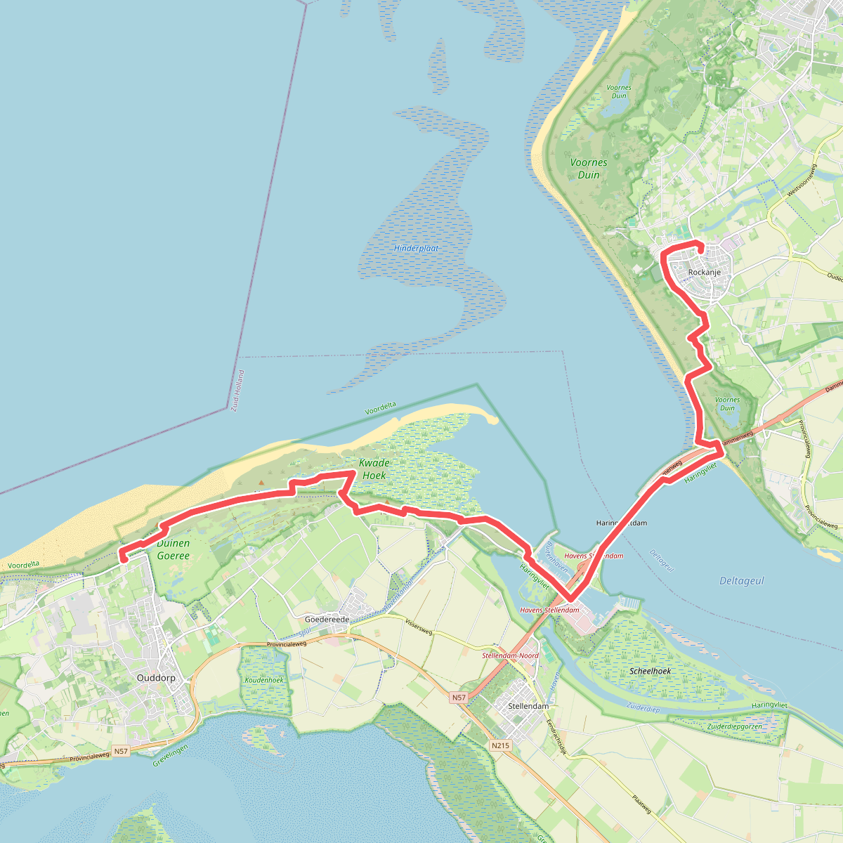 Ouddorp naar Rockanje - "De Kraan" · NederRandpad etappe 61