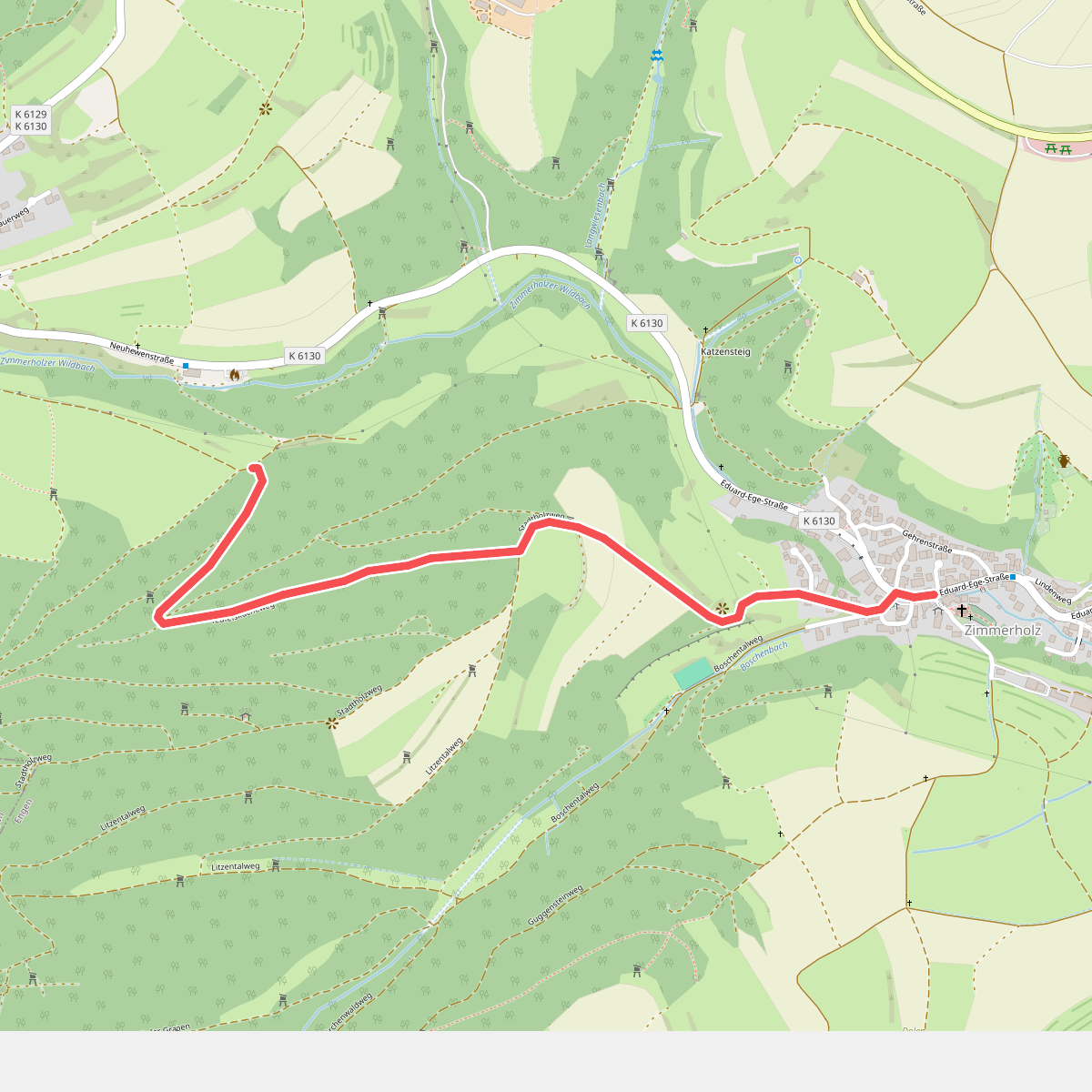 Ob der Mühle - Zimmerholz Bei der Kirche