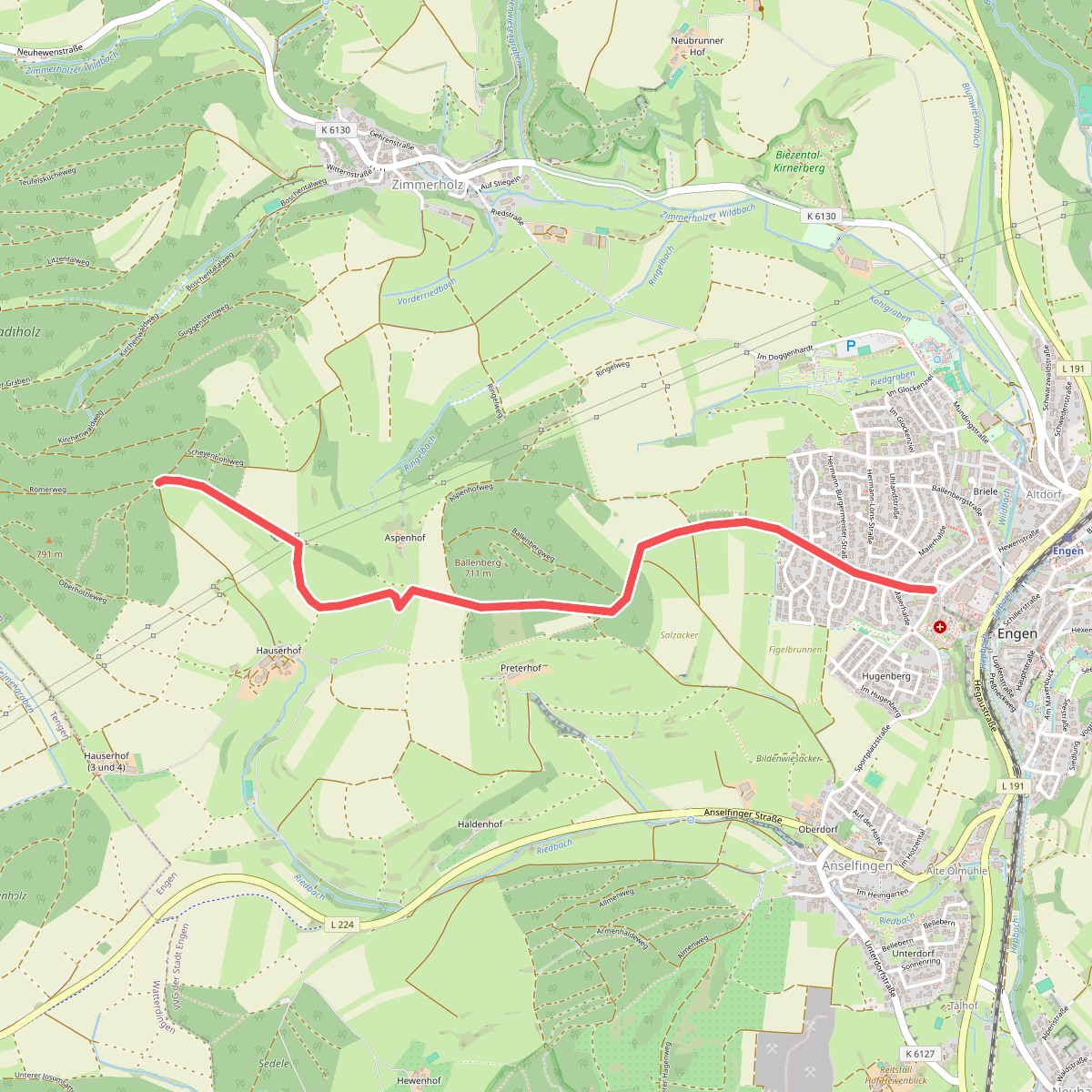 Scheienbohl - Engen Ludwig-Finckh-Straße