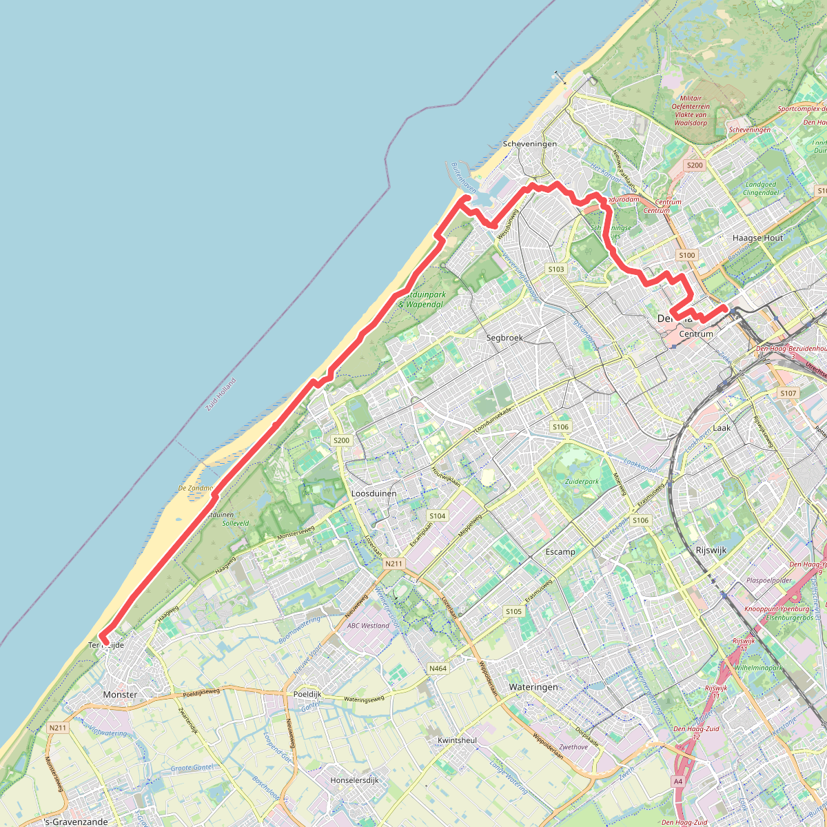 Ter Heijde naar Den Haag- "Memento" · NederRandpad etappe 64