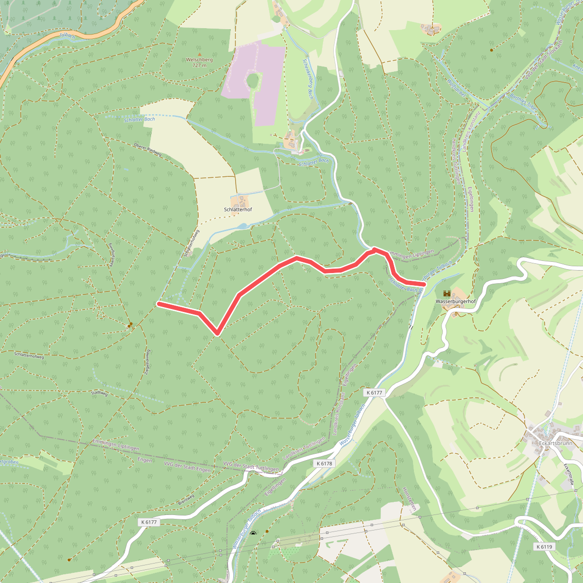 Eberfang - Wasserburger Tal Abzwg. Schenkenberg