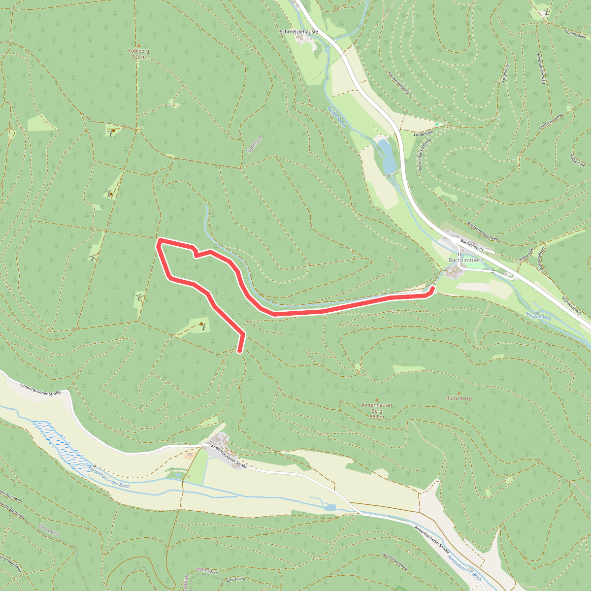 Am Schweizer Tal - Amtenhauser Berg