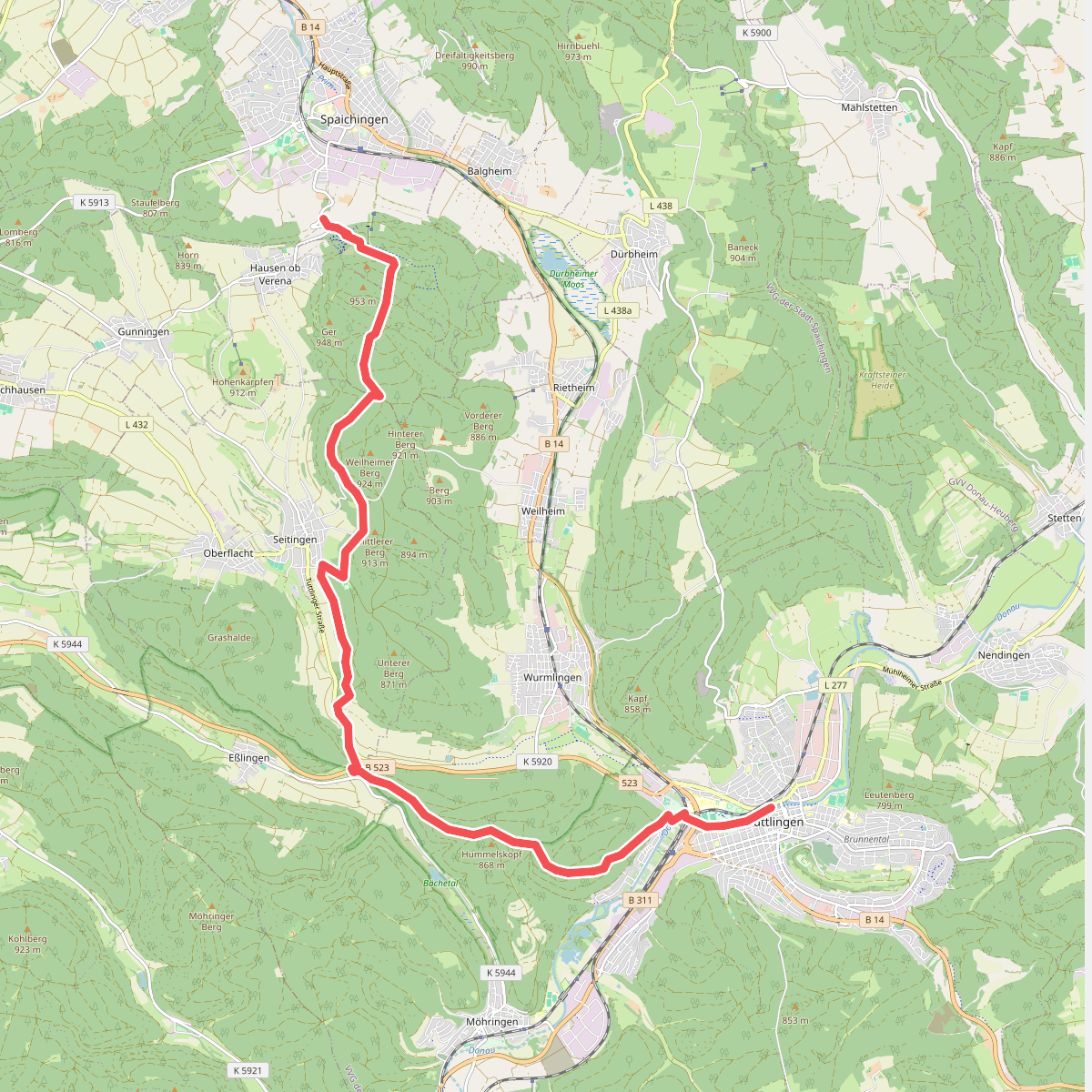 Hausen ob Verena - Tuttlingen