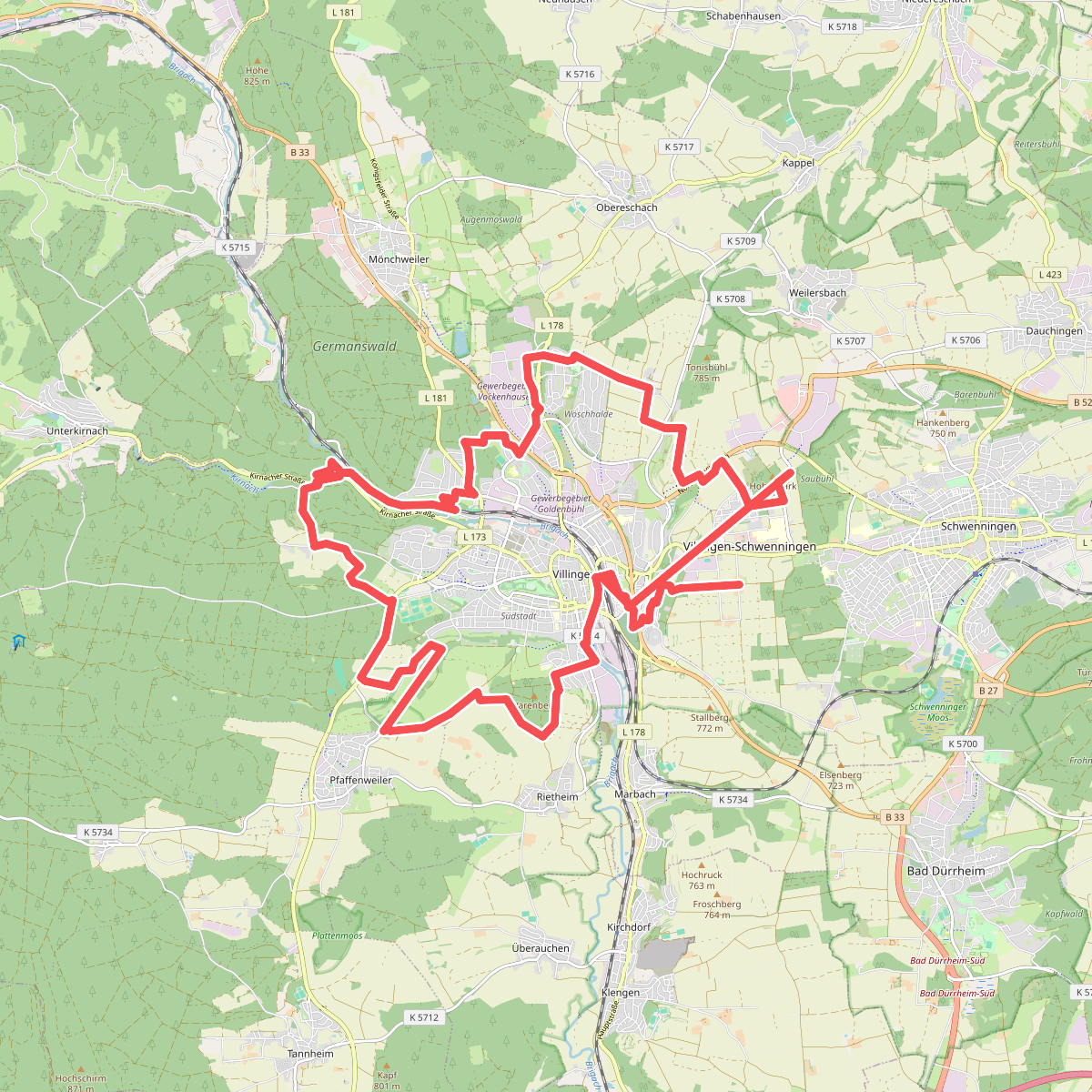 Geschichts- und Naturlehrpfad Villingen