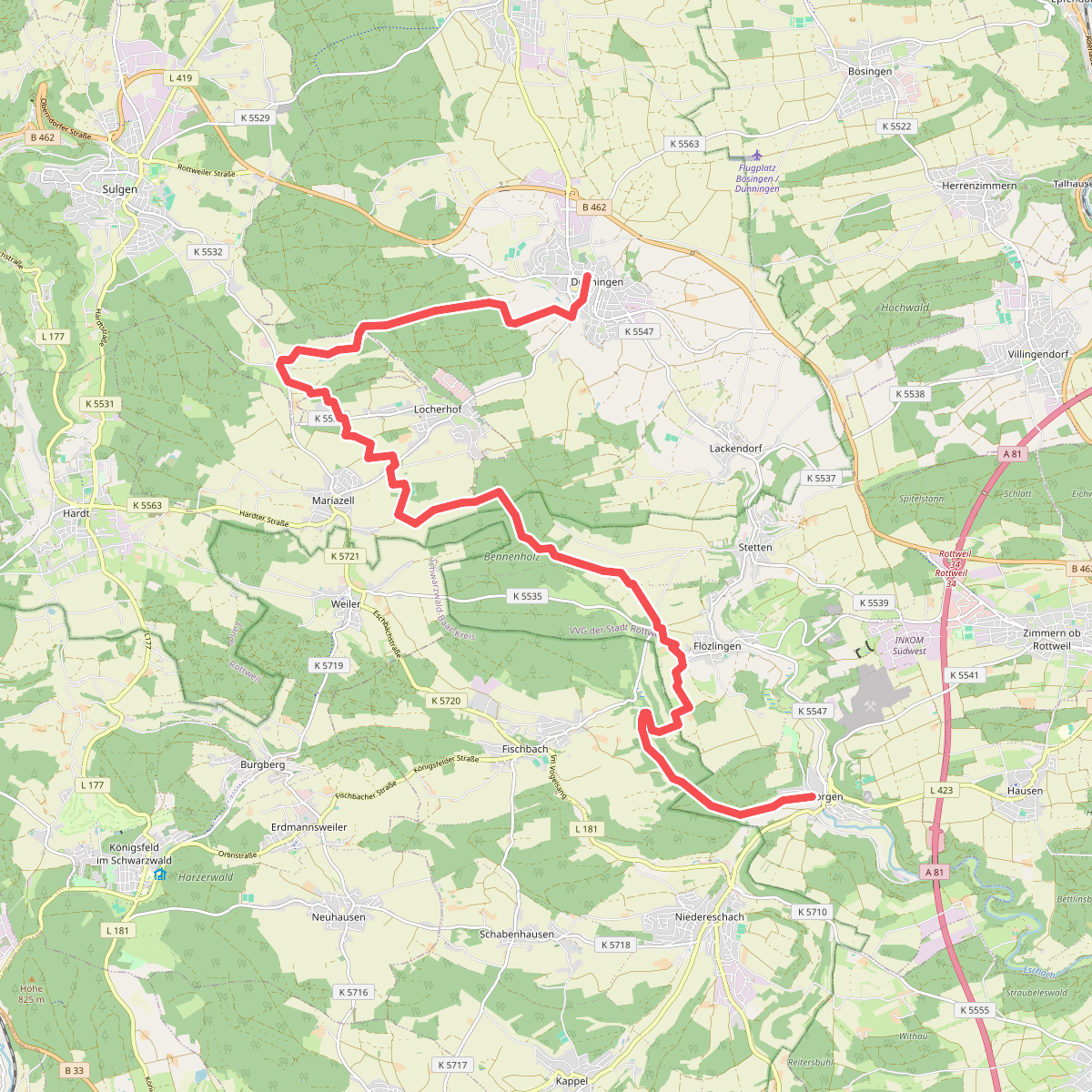 Eschachweg (Teufenbach-Variante)