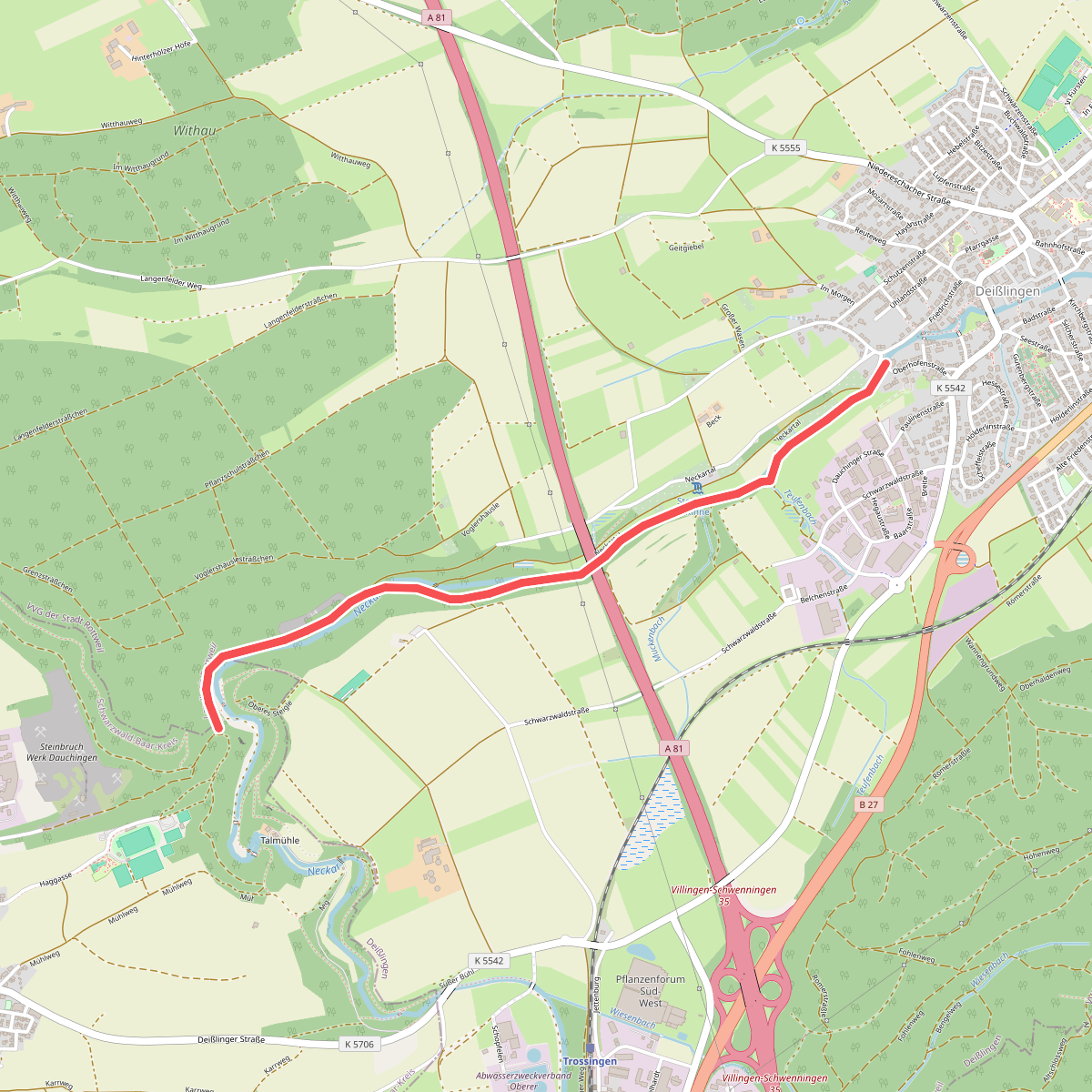 SAV rote Gabel Neckartäle - Schwenningen