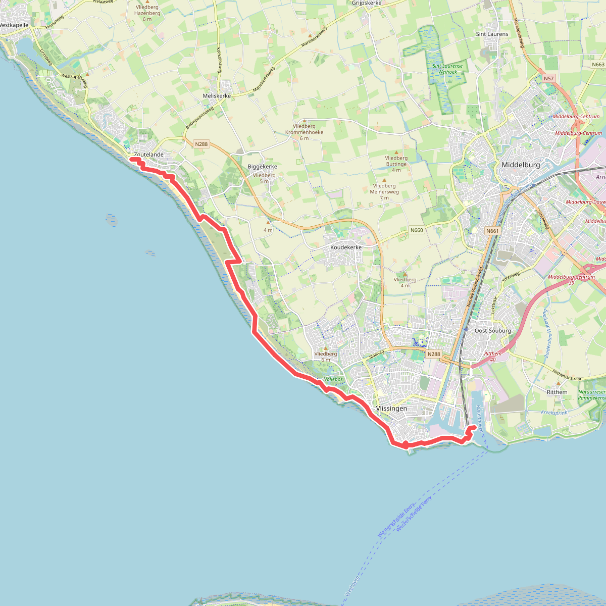Vlissingen naar Zoutelande - "Blij dat ik hier ben" · NederRandpad etappe 56