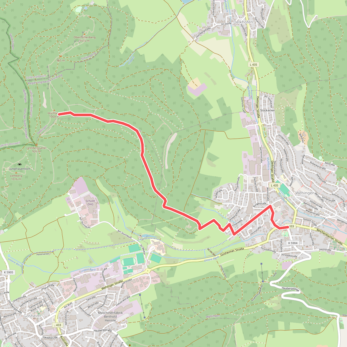 Hochberg - Wehingen